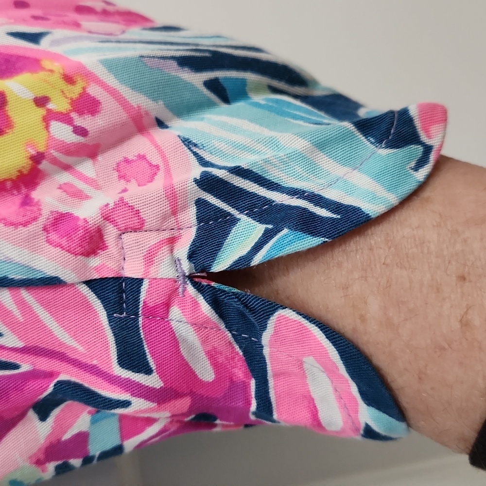 Lilly Pulitzer Multicolor Floral Ankle Pants - Picture 7 of 9